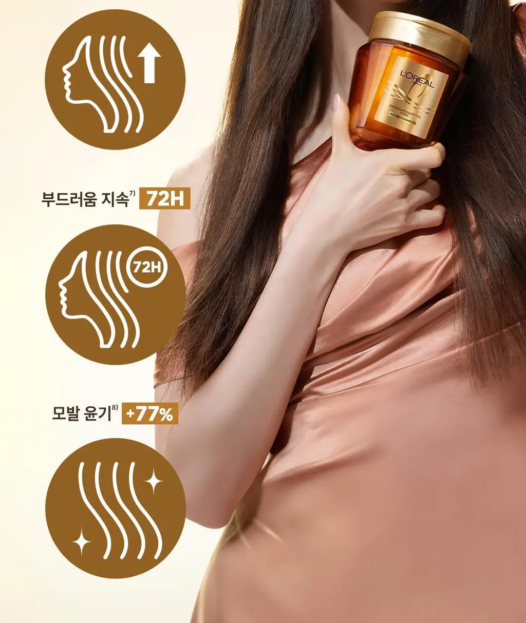 [1&1ㅣ고영양 헤어팩] 로레알파리 오일마스크팩/살롱케어 250ml 단품/기획 택 1 상세페이지 19